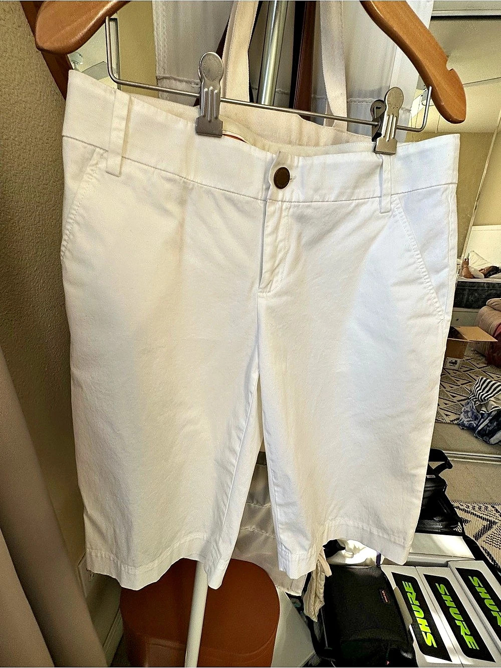 Tory Burch Women's White Bermuda Shorts